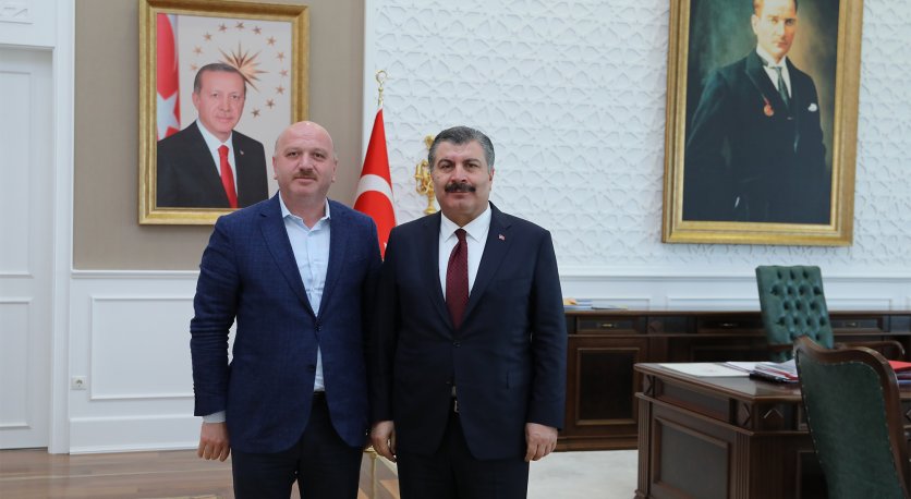 Gündoğdu, Sağlık Bakanı Dr. Fahrettin Kocayı Ziyaret Etti