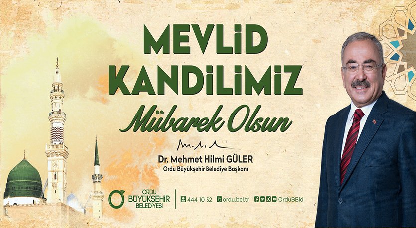 BAŞKAN GÜLERİN MEVLİD KANDİLİ MESAJI