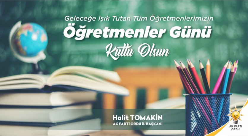 BAŞKAN TOMAKİNDEN ÖĞRETMENLER GÜNÜ MESAJI