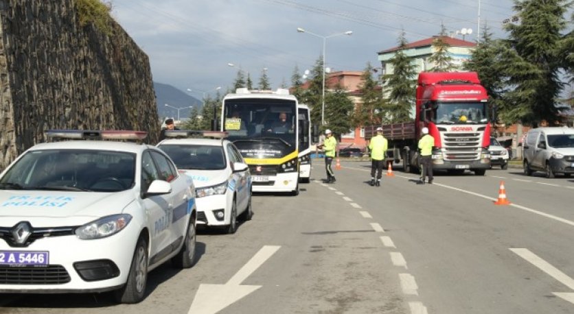 EMNİYET MÜDÜRLÜĞÜNDEN TRAFİK ASAYİŞ RAPORU