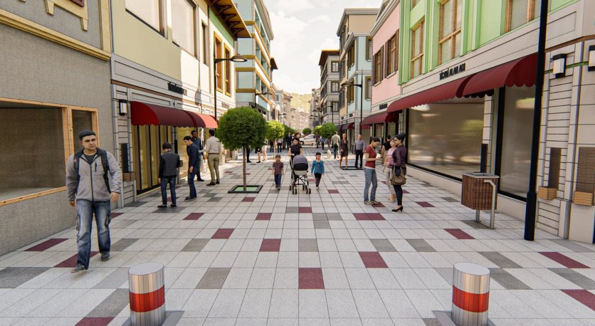 TARİHİ CADDEDE DÖNÜŞÜM BAŞLADI