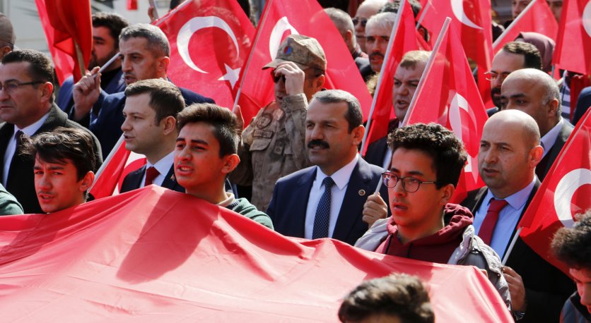 AKKUŞ ŞEHİTLER İÇİN TEK YÜREK OLDU