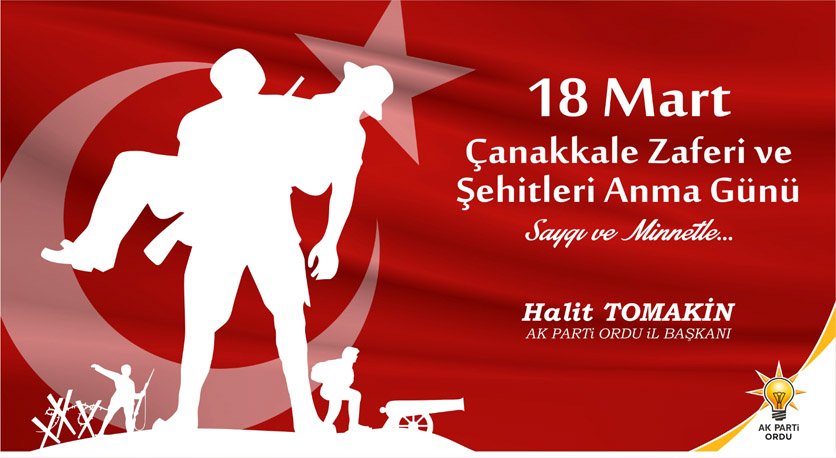 BAŞKAN TOMAKİN 18 MART DOLAYISIYLA MESAJ YAYINLADI