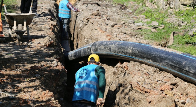 MEŞEBÜKÜ MAHALLESİNDE TERFİ HATLARI YENİLENİYOR