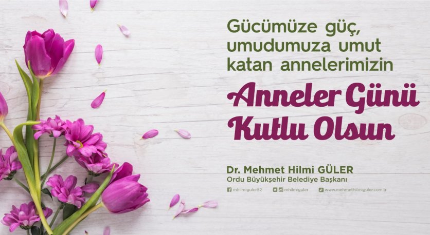 ANNELER GÜNÜ KUTLU OLSUN