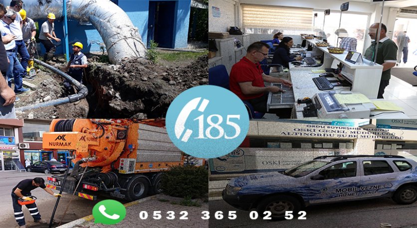 OSKİ BAYRAM TATİLİNDE İŞ BAŞINDA