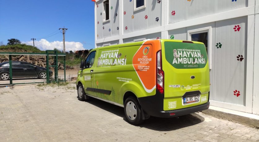 SOKAK HAYVANLARINA TAM DONANIMLI AMBULANS