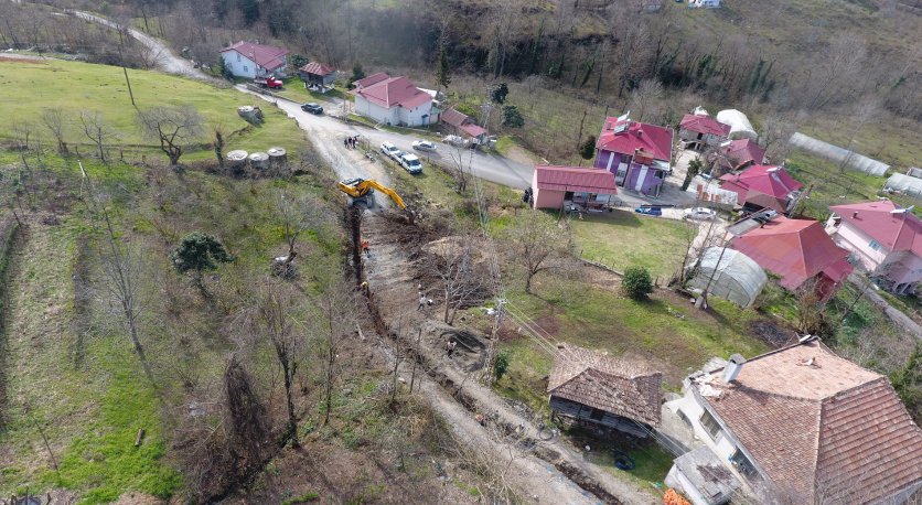 30 YILLIK İÇME SUYU HATTI YENİLENİYOR