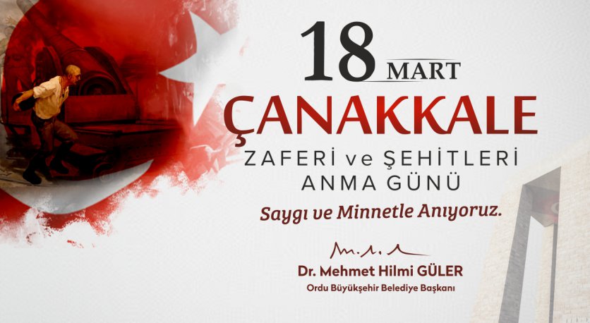 ÇANAKKALE ZAFERİ; İMAN, AZİM VE VATAN SEVGİSİYLE KAZANILMIŞ BİR ZAFERDİR