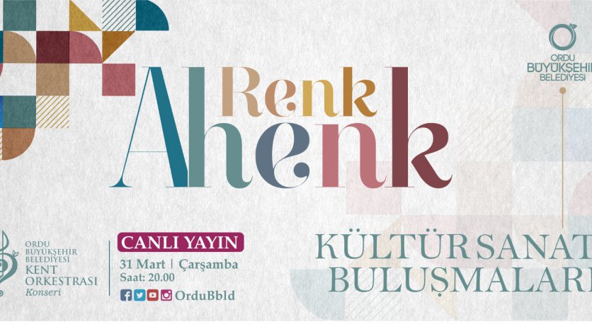 RENK AHENK - KÜLTÜR BULUŞMALARI CANLI YAYIN