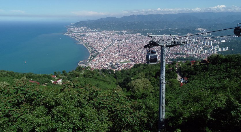 TELEFERİK HATTI HİZMETE AÇILDI