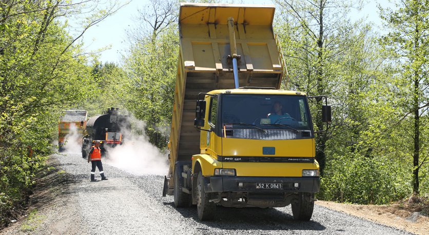 ORDUDA HER YOL ASFALTA ÇIKIYOR