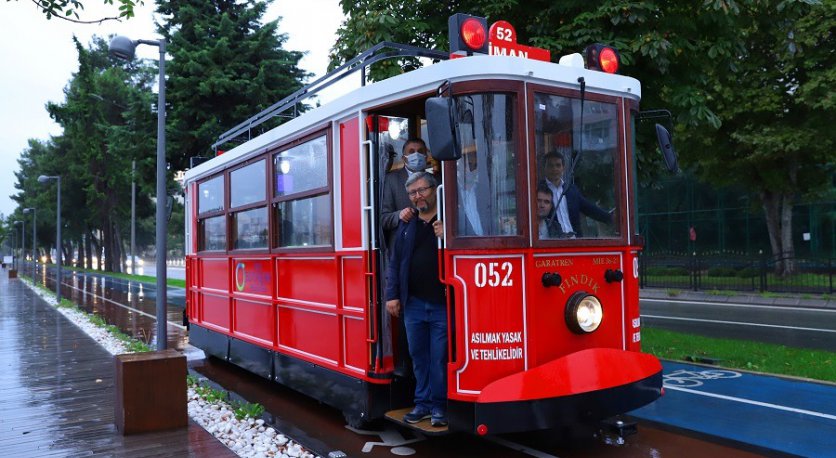 ORDU SAHİLİNE NOSTALJİK TRAMVAY