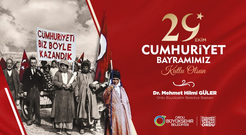 BAŞKAN GÜLER´DEN 29 EKİM CUMHURİYET BAYRAMI MESAJI 