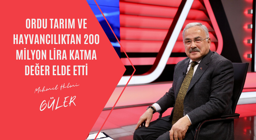 ORDU´NUN HEDEFİ TOPYEKÜN KALKINMA