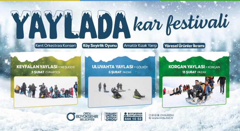 ORDU YAYLALARINDA HEYECAN DEVAM EDİYOR
