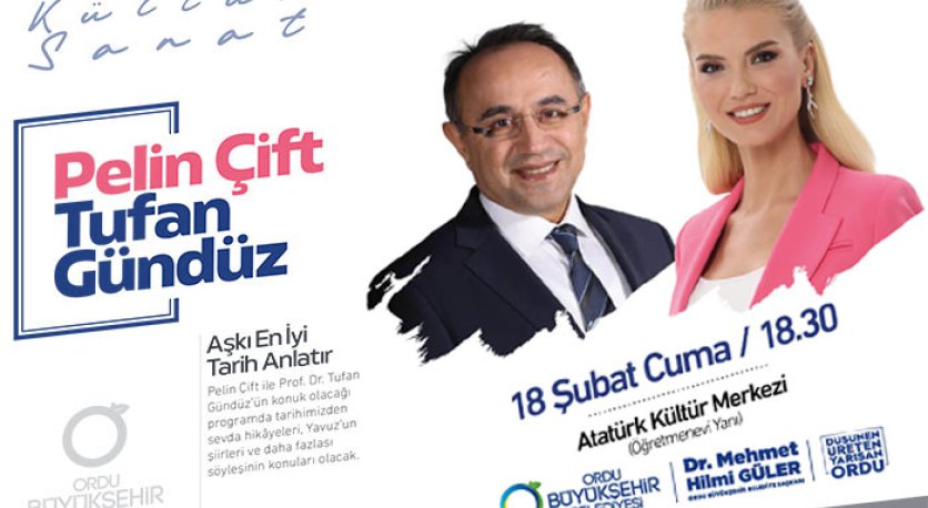 “AŞKI EN İYİ TARİH ANLATIR” SÖYLEŞİSİ 18 ŞUBAT CUMA 18.30´DA AKM´DE