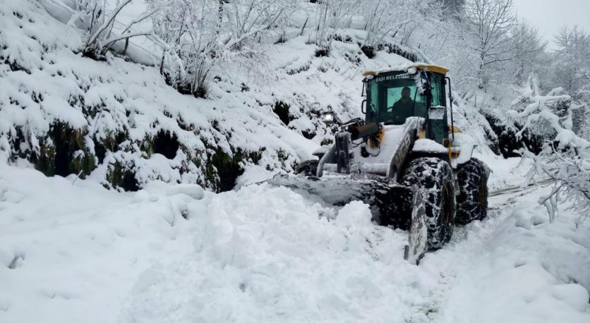 ORDU´DA KAR YAĞIŞI YENİDEN BAŞLADI