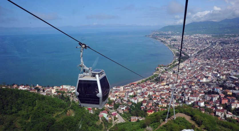 TELEFERİK HİZMETE AÇILDI