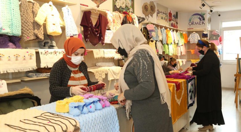 EL EMEĞİ GÖZ NURU ÜRÜNLERİ GELİRE DÖNÜŞTÜREN ÇARŞI 