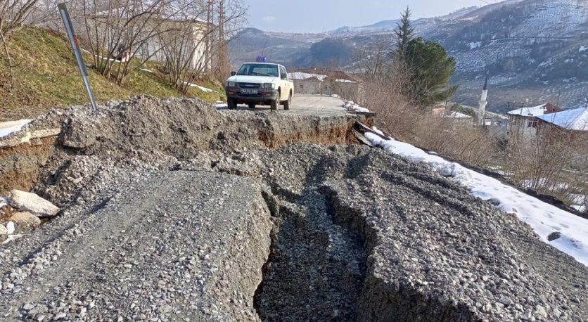 ORDU´DA ERİYEN KAR HEYELANLARA SEBEP OLDU