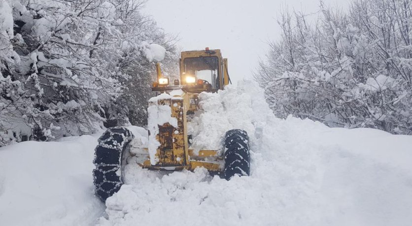 ORDU´DA KAR KALINLIĞI 4 METREYE ULAŞTI