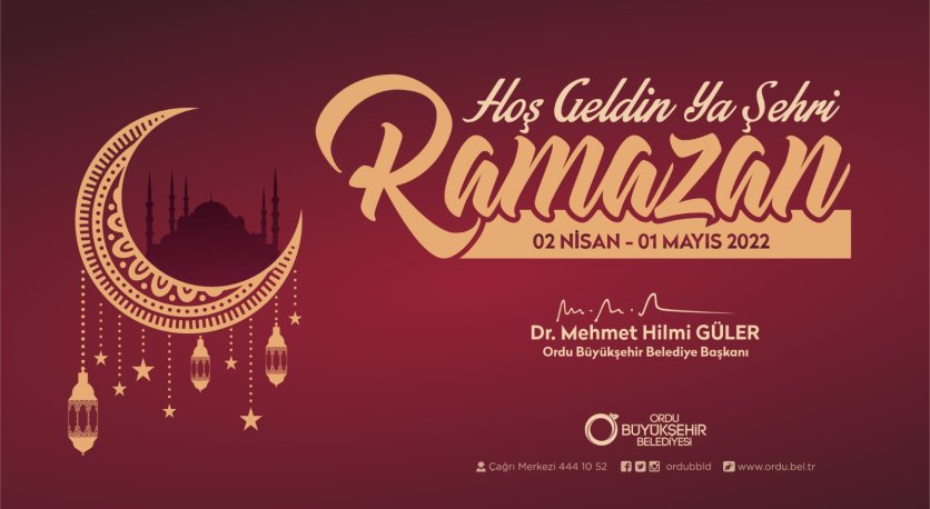 BAŞKAN GÜLER´DEN RAMAZAN AYI MESAJI 