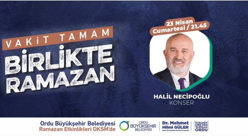 RAMAZAN COŞKUSUNA “TASAVVUF MÜZİĞİ KONSERİ” EŞLİK EDECEK