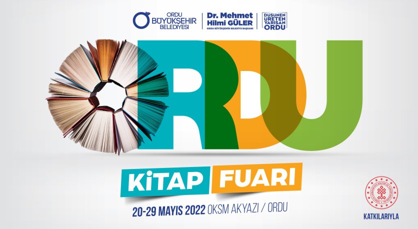 ORDU KİTAP FUARI 20 MAYIS CUMA AÇILIYOR