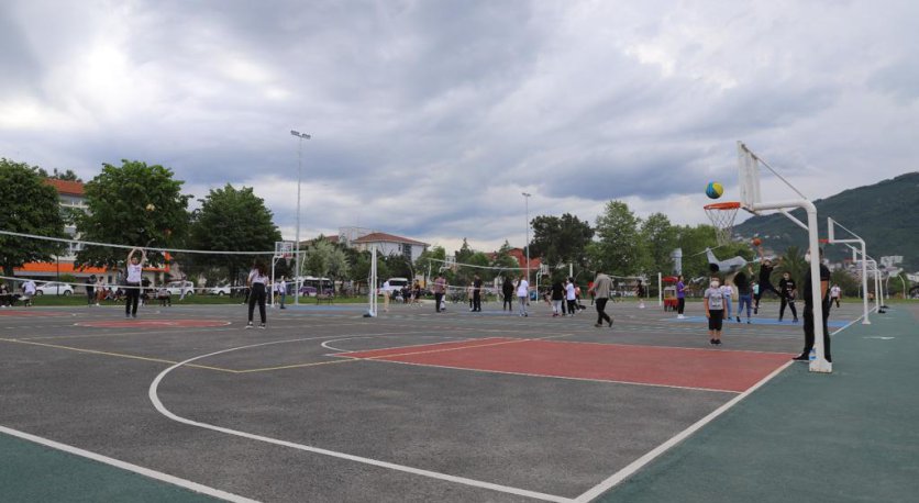 ORDU SPOR SAHALARI İLE DONATILDI