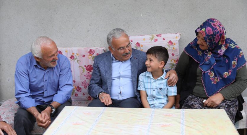 BAŞKAN GÜLER, ŞEHİT AİLELERİNİ ZİYARET ETTİ