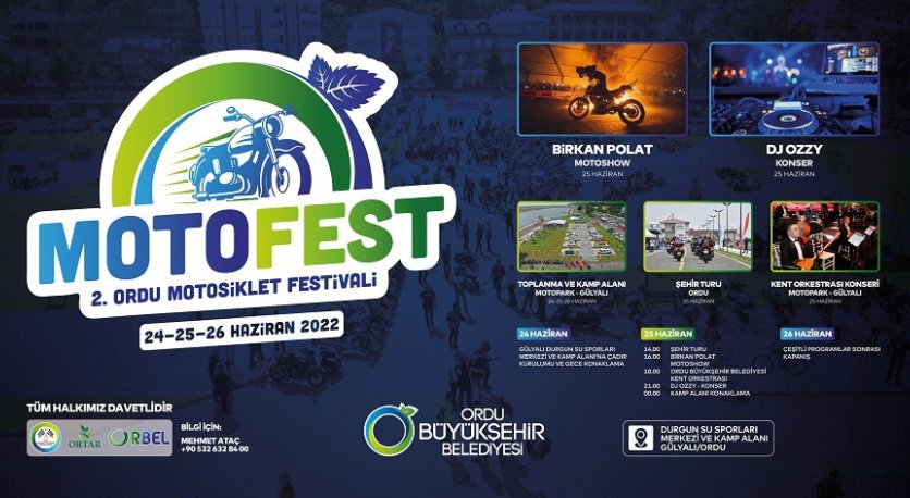 ORDU MOTOFEST NEFESLERİ KESECEK