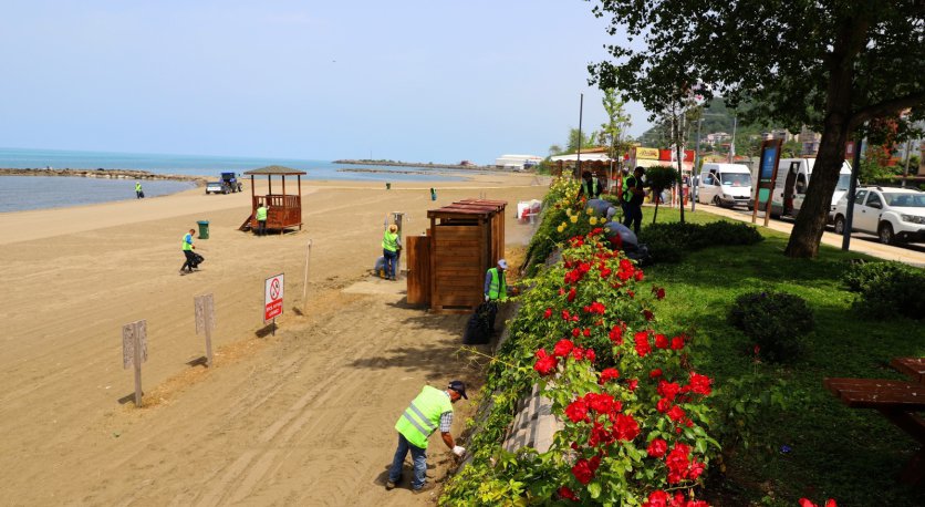 ORDU´NUN PLAJLARINDA TEMİZLİK SEFERBERLİĞİ 