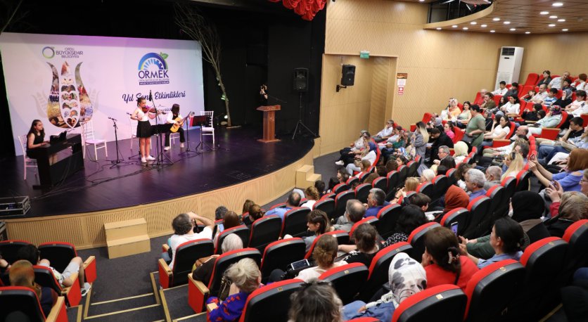 ORMEK´İN KURSİYERLERİ HÜNERLERİNİ SERGİLEDİ 