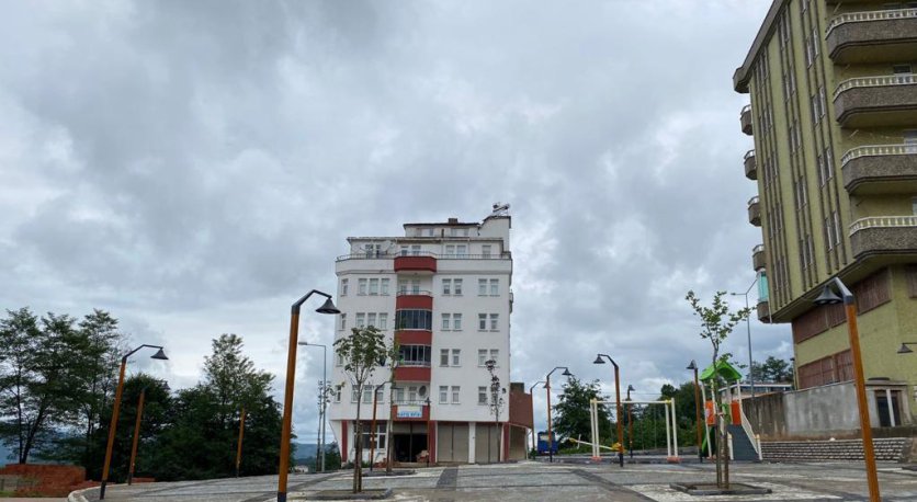 ÇAMAŞ KENT MEYDANINA KAVUŞTU 