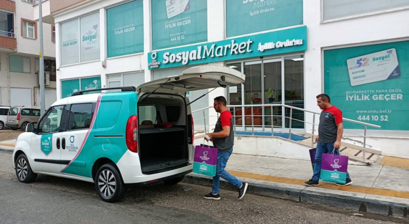 BÜYÜKŞEHİR SOSYAL MARKET İLE UZAKLARI YAKIN EDİYOR