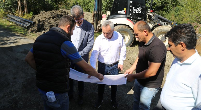ÇAYBAŞI VE TEKKİRAZIN İÇME SUYU HATLARI YENİLENİYOR