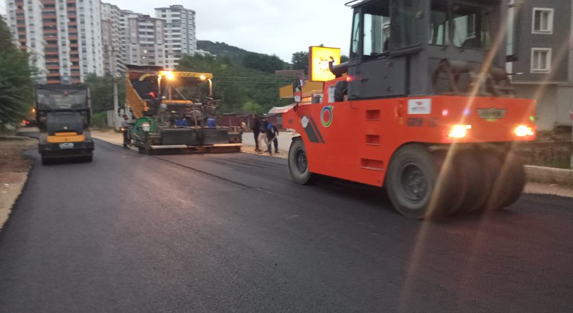 FATSADA 3 SOKAK DAHA SICAK ASFALTLA BULUŞTU