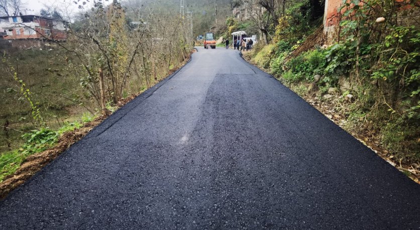 ORDU´DA ASFALT SEFERBERLİĞİ SÜRÜYOR