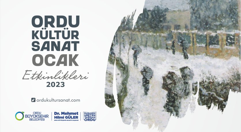 ORDU 2023´E KÜLTÜR-SANATLA BAŞLIYOR