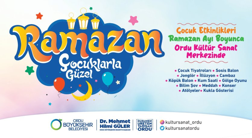 ÇOCUKLAR UNUTULMAZ BİR RAMAZAN YAŞAYACAK
