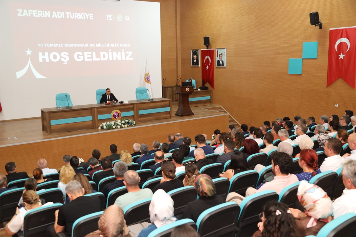 15 Temmuz Demokrasi ve Milli Birlik Günü Anma Programı Kapsamında “Zaferin Adı Türkiye” Konferansı Verildi