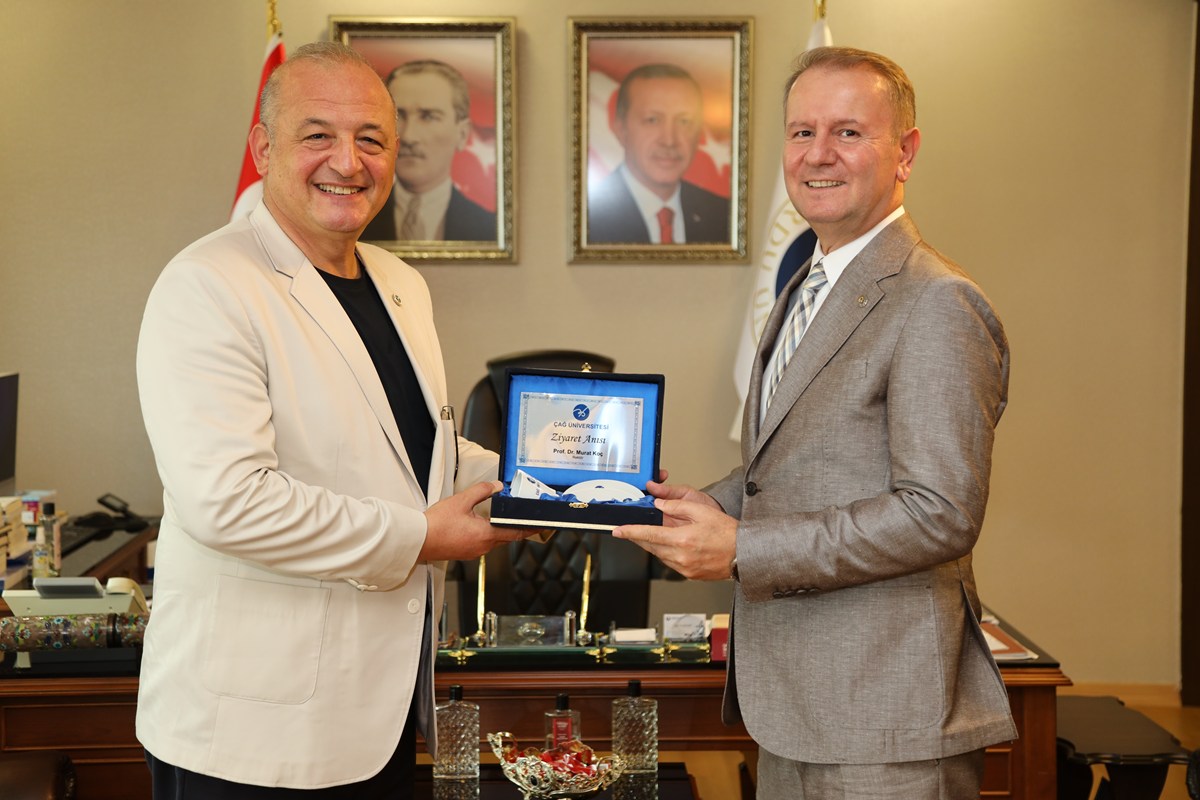 Çağ Üniversitesi Rektörü Koç’tan, Rektör Baş’a Ziyaret