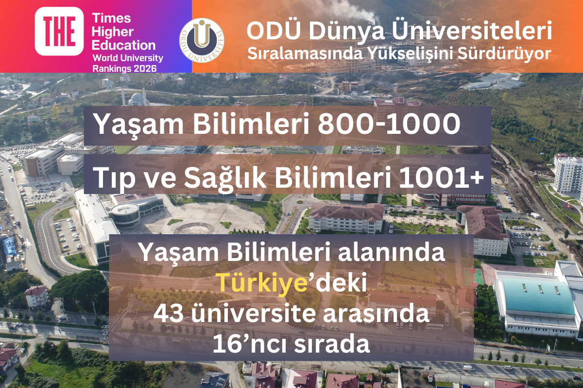 ODÜ Dünya Üniversiteleri Sıralamasında Yükselişini Sürdürüyor