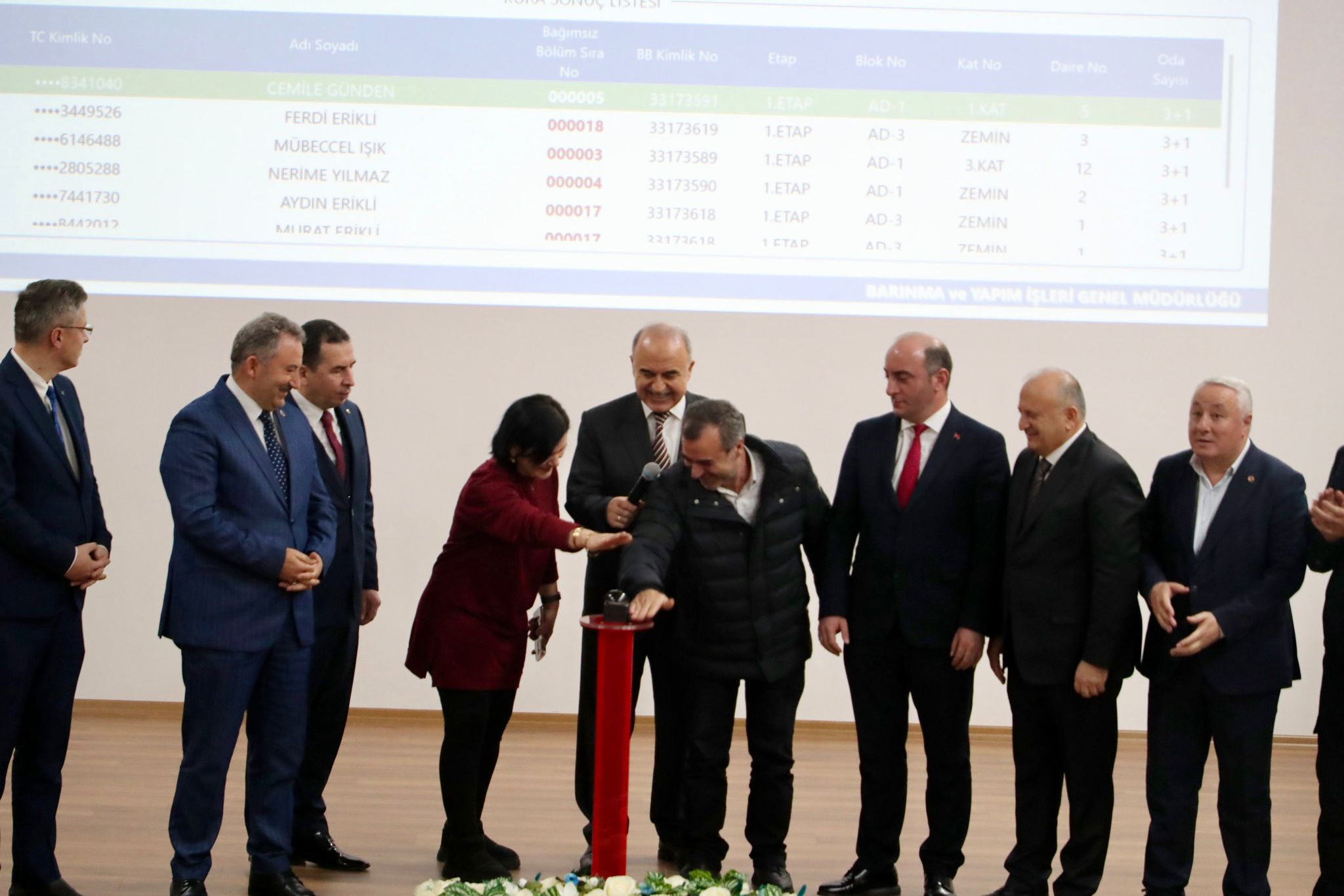 84 Afet Konutunun Kura Çekimi Gerçekleştirildi