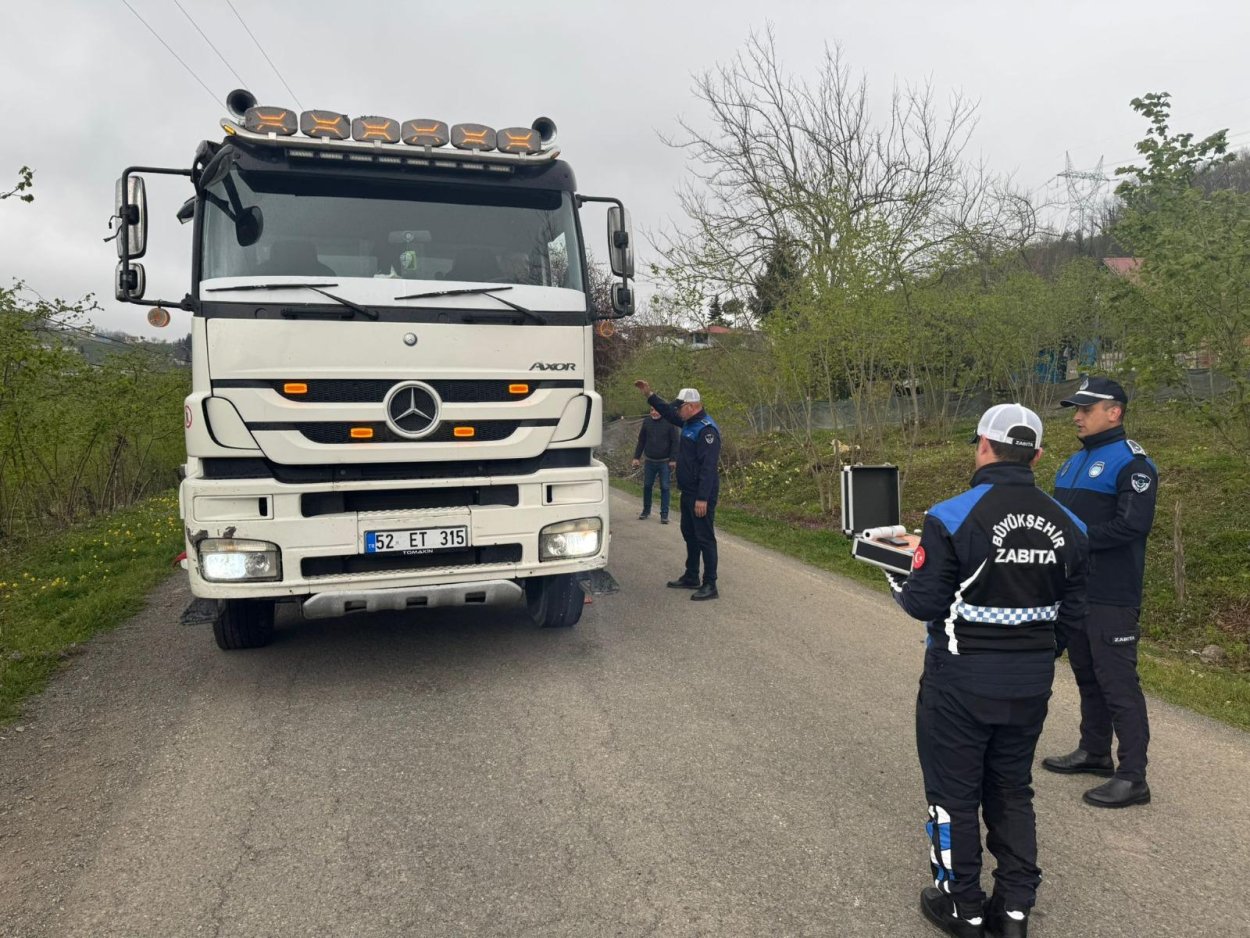 AĞIR TONAJLI ARAÇLARA YÖNELİK DENETİMLER ARTIRILDI