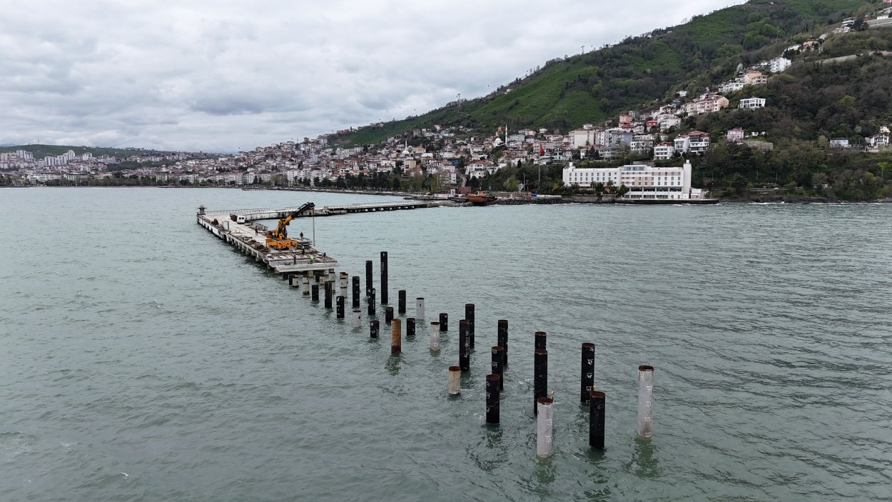 ALTINORDU ATATÜRK RIHTIMI ADIM ADIM İLERLİYOR