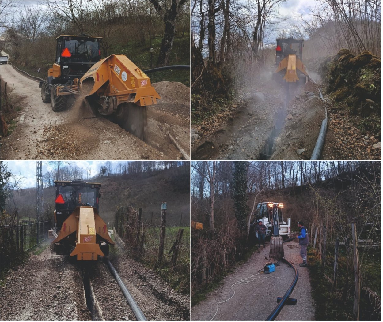 ORDU’DA İÇME SUYU YATIRIMLARI SÜRÜYOR: KUMRU’DA HAT YENİLENİYOR.