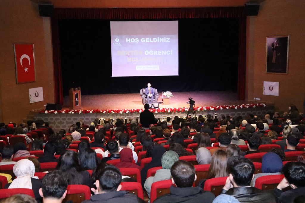 Rektör Baş, “Rektör Öğrenci Buluşması