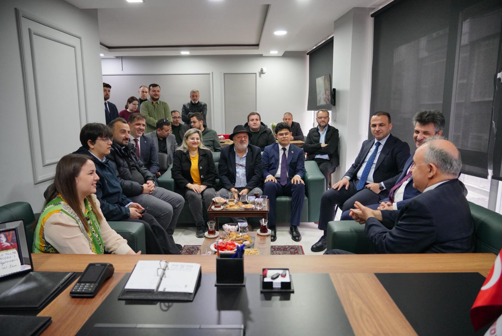 Vali Erol, Fatsa İlçesinde Yeni Kurulan Basın Derneklerine İade-i Ziyarette Bulundu